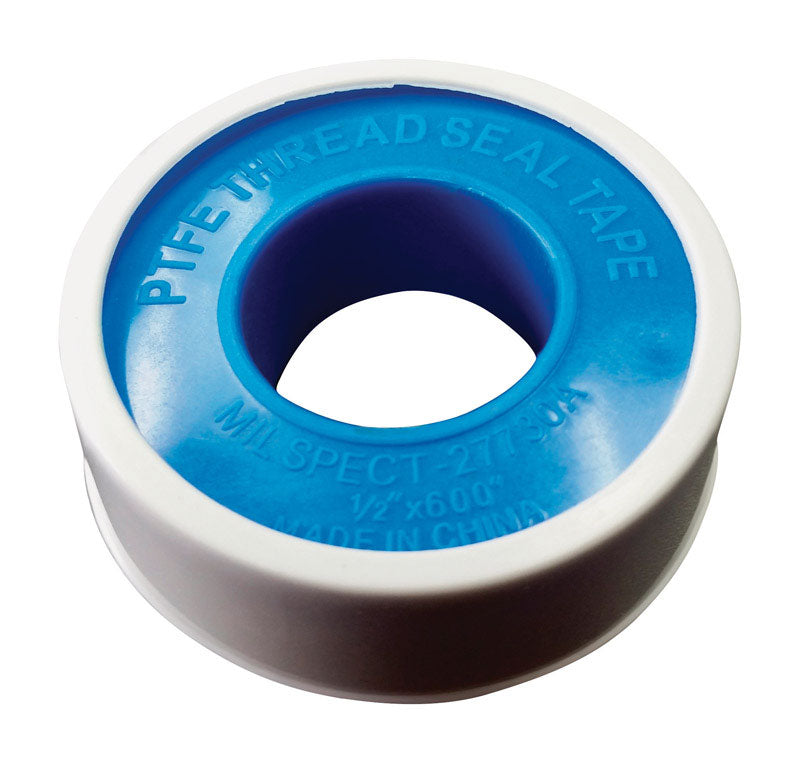 AA THREAD SEAL TAPE INC, AA Thread Seal White 1/2 in. W X 600 in. L Thread Seal Tape 0.1 oz