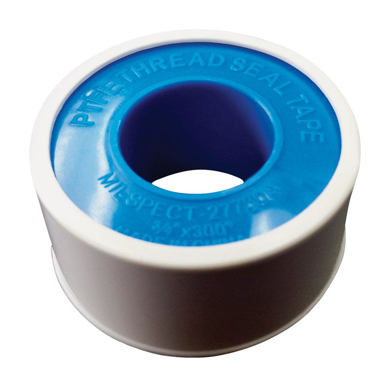 AA THREAD SEAL TAPE INC, AA Thread Seal White 3/4 in. W X 300 in. L Thread Seal Tape 0.1 oz