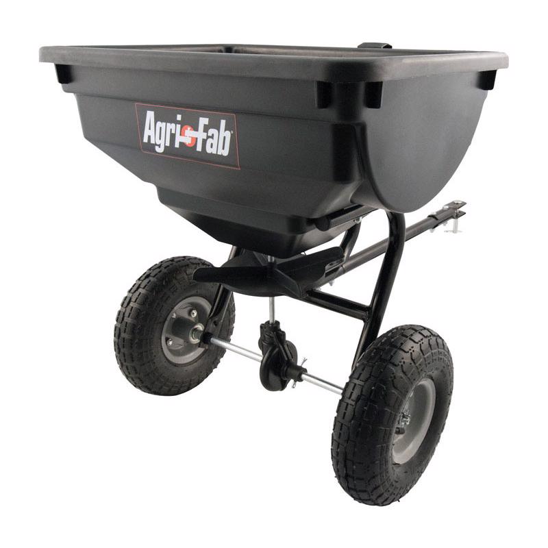 AGRI-FAB INC, Agri-Fab 120 in. W Tow Behind Spreader For Fertilizer/Ice Melt/Seed 85 lb. cap.