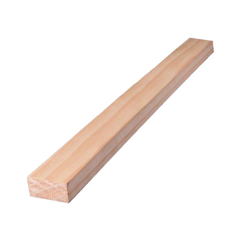 ALEXANDRIA MOULDING INC, Alexandria Moulding 2 in. W x 8 ft. L x 1 in. Pine Furring Strip (Pack of 12)