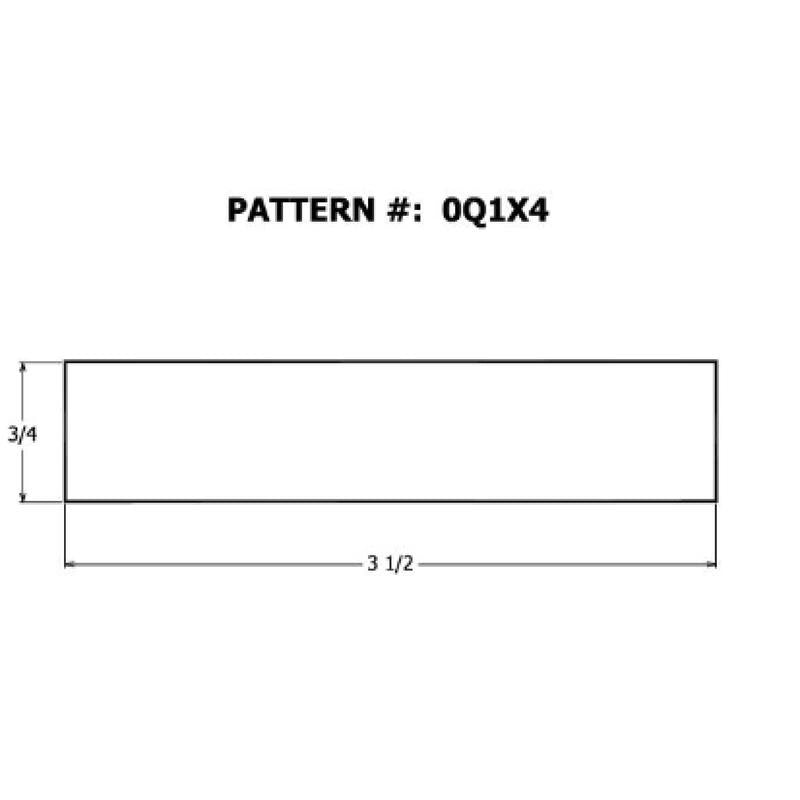 ALEXANDRIA MOULDING INC, Alexandria Moulding  4 in. W x 6 ft. L x 1 in.  Oak  Board