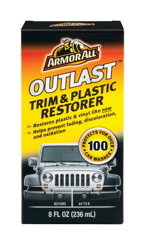 ENERGIZER AUTO SALES, Armor All Outlast Plastic and Trim Restorer Liquid 8 oz