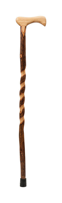 DMS HOLDINGS INC., Brazos Walking Sticks 37 in. Brown Hickory Cane