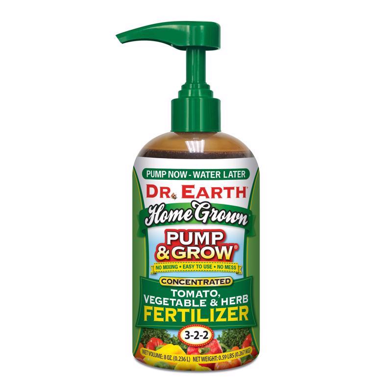 DR EARTH INC, Dr. Earth Home Grown Vegetable and Herb 3-2-2 Plant Fertilizer 8 oz