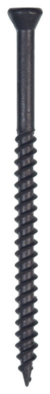 HILLMAN GROUP RSC, Hillman No. 6 X 1-5/8 in. L Square Black Phosphate Trim Screws 75 pk