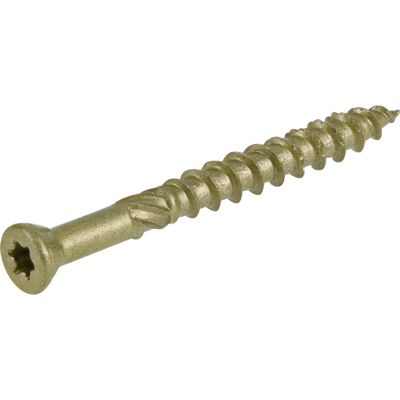 HILLMAN GROUP RSC, Hillman Power Pro No. 8 X 1-5/8 in. L Star Bronze Ceramic Screws 5 lb 1023 pk