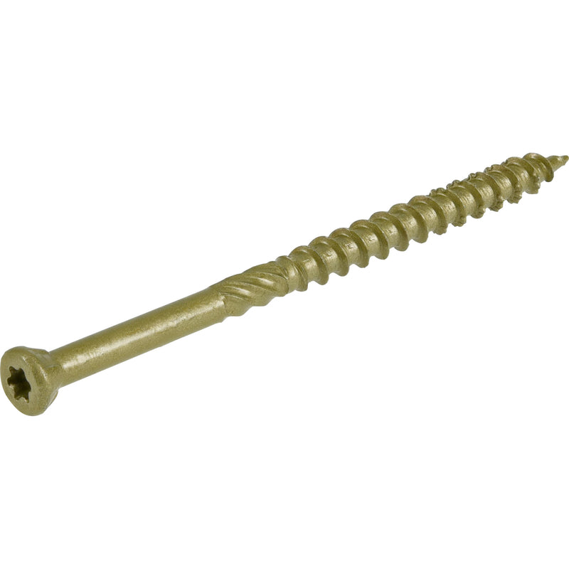 HILLMAN GROUP RSC, Hillman Power Pro No. 8 X 2-1/2 in. L Star Bronze Ceramic Trim Screws 1 lb 128 pk