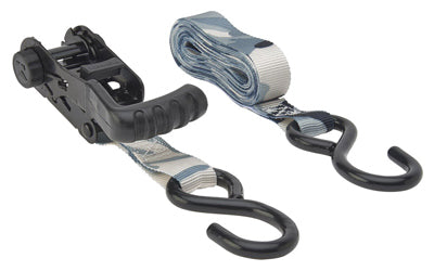 HAMPTON PRODUCTS INTERNATIONAL CORP, Keeper Ergo-Torque 1 in. W X 10 ft. L Camo Ratchet Tie Down Strap 500 lb 1 pk