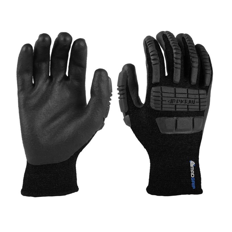 GORDINI USA INC, MadGrip Thunderdome L Nylon Thermal Black Impact Gloves