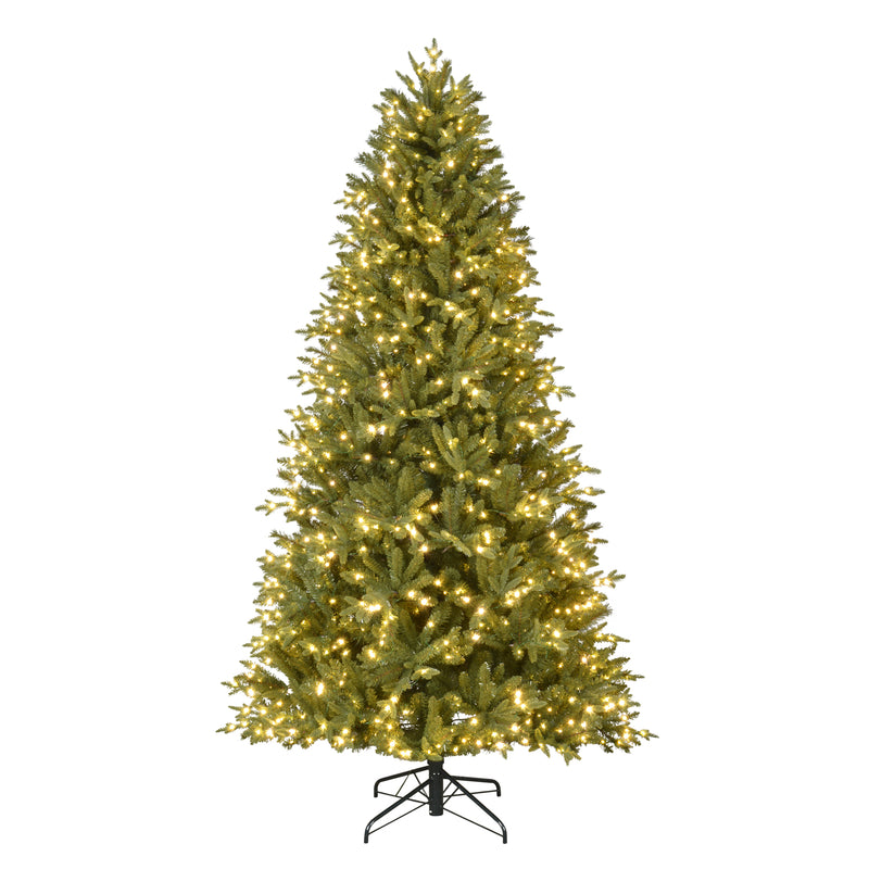 ACE TRADING - POLYGROUP, Polygroup  7-1/2 ft. Full  Incandescent  1000 count Pine  Color Changing Christmas Tree