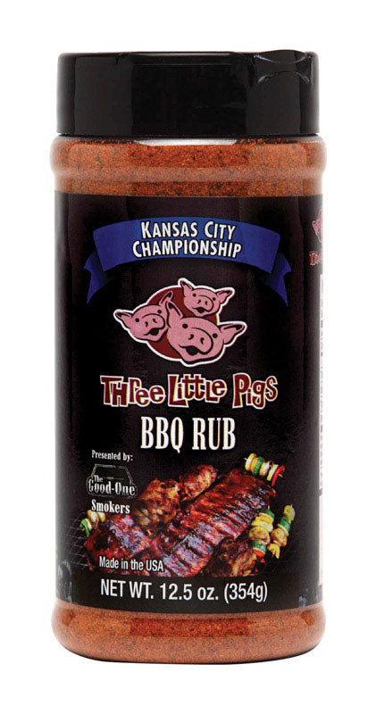 OLD WORLD SPICES & SEASONINGS INC, Three Little Pigs Kansas City Championship BBQ Rub 12.5 oz