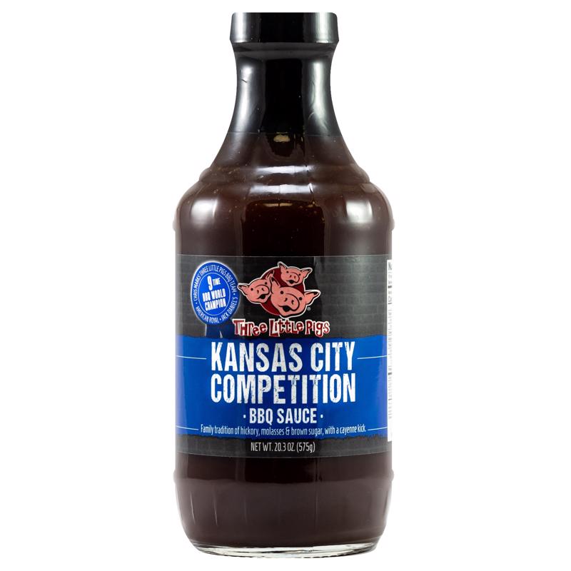 OLD WORLD SPICES & SEASONINGS INC, Three Little Pigs Kansas City Competition BBQ Sauce 20.3 oz