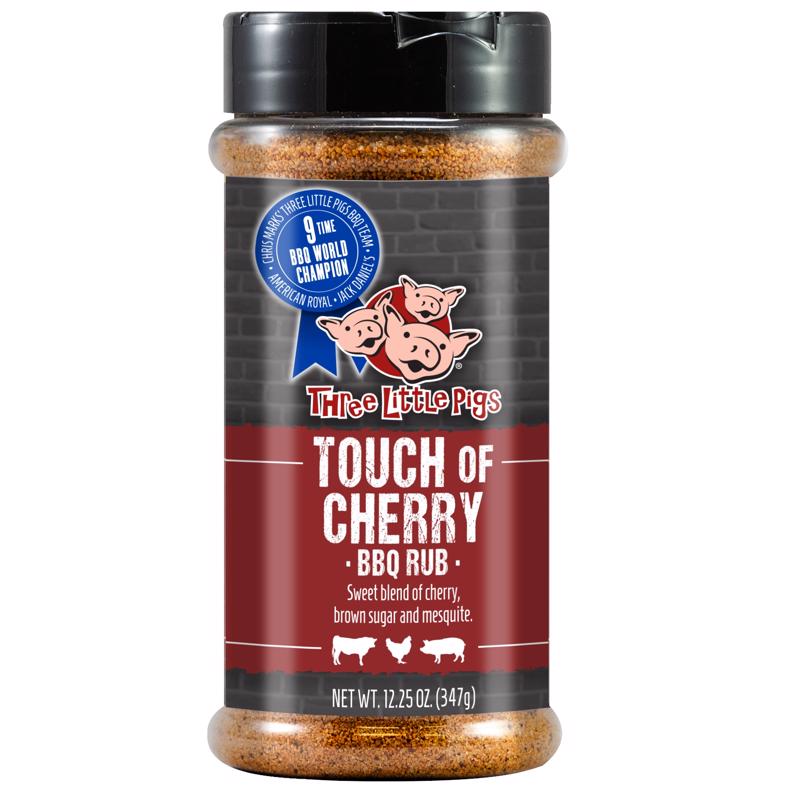 OLD WORLD SPICES & SEASONINGS INC, Three Little Pigs Kansas City Touch of Cherry BBQ Rub 6.5 oz