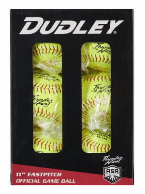 Dudley, Thunder Heat Softball, ASA, 11-In., 6-Pk.