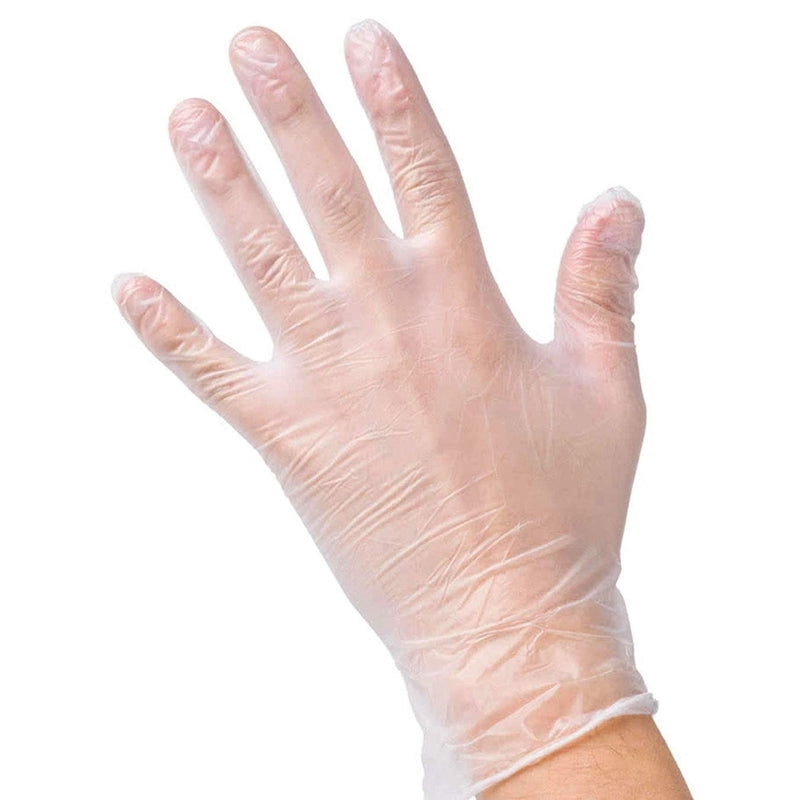 ACE HARDWARE INTL HOLDINGS LTD-SHAN, Tirol Latex Disposable Gloves Medium Clear Powder Free 100 pk