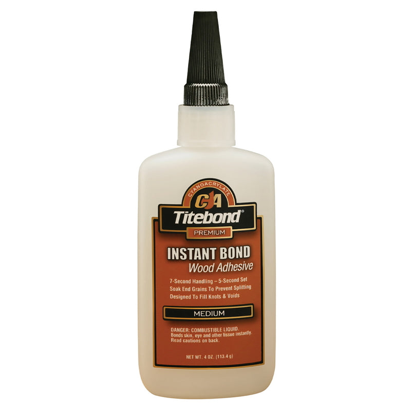 Titebond, Titebond 6212 4 Oz Clear Titebond® Medium Instant Bond Wood Adhesive