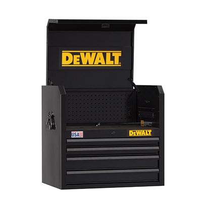 Dewalt, Tool Chest, 4-Drawer, Double-Wall Steel, 26-In.