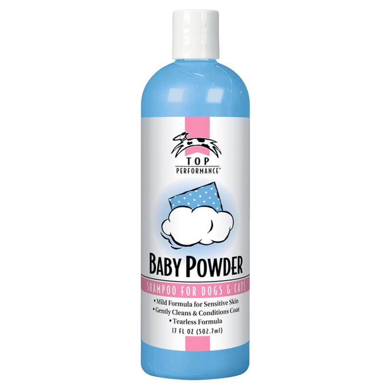 BOSS PET PRODUCTS INC, Top Performance Blue Baby Powder Cat/Dog Deodorizing Shampoo 17 oz. 1 pk