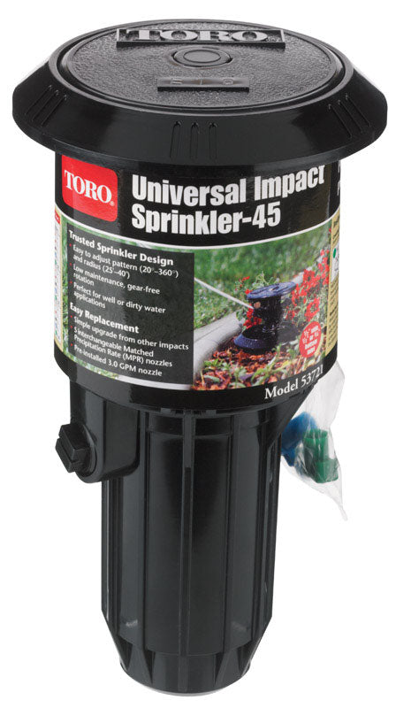 TORO IRRIGATION, Toro Universal 3 in. H Full-Circle Pop-Up Impact Sprinkler