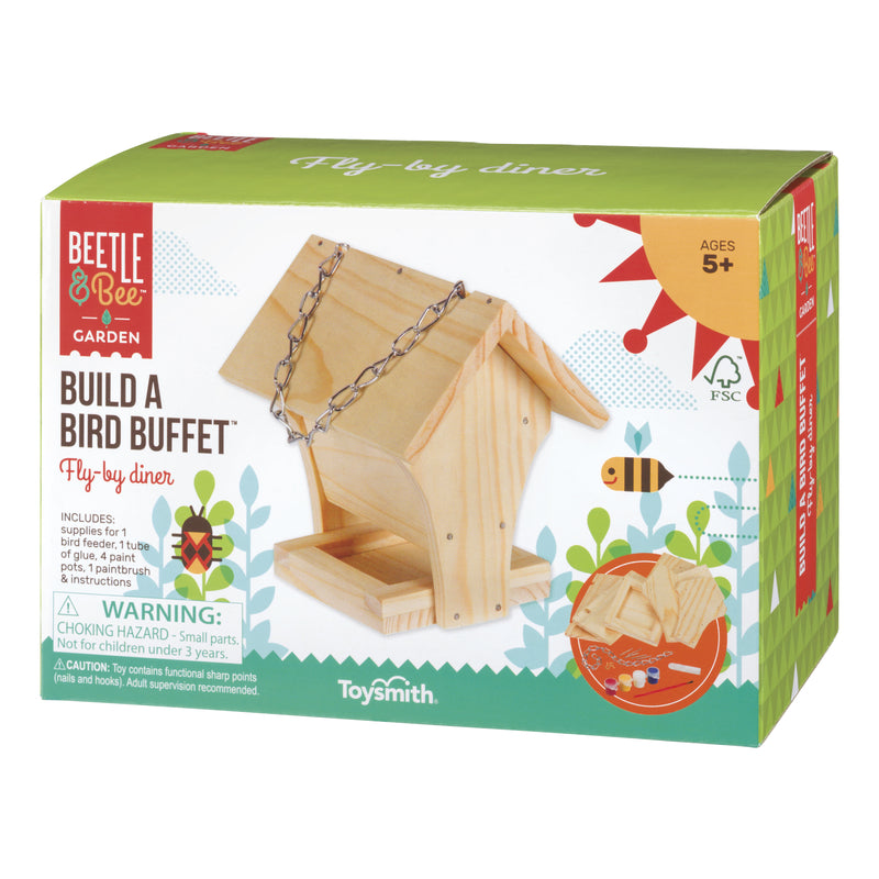 TOY INVESTMENTS INC, Toysmith Beetle & Bee Building Kit Hardwood Brown