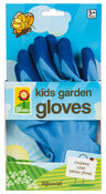 TOY INVESTMENTS INC, Toysmith Beetle & Bee Unisex Indoor/Outdoor Gardening Gloves Blue Youth 1 pair