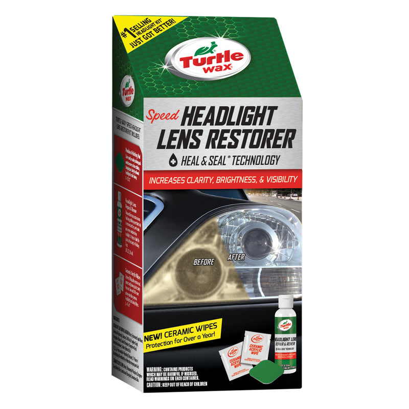 TURTLE WAX INC, Turtle Wax Glass/Metal/Plastic Headlight Restorer Kit