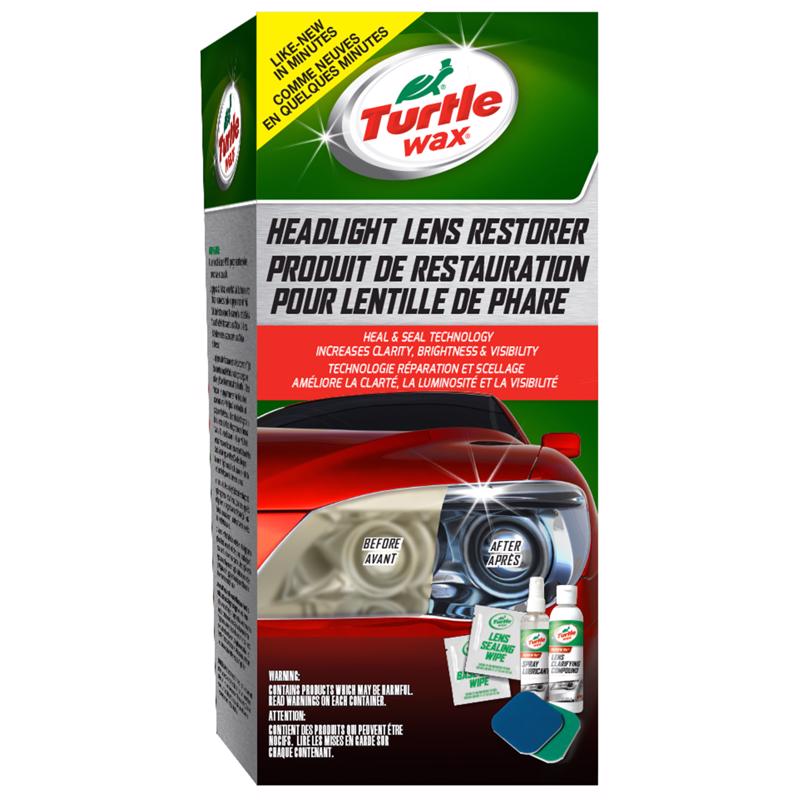 TURTLE WAX INC, Turtle Wax Glass/Metal/Plastic Headlight Restorer Kit