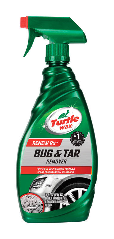 TURTLE WAX INC, Turtle Wax Renew Rx Glass/Metal/Plastic Bug and Tar Remover Spray 16 oz