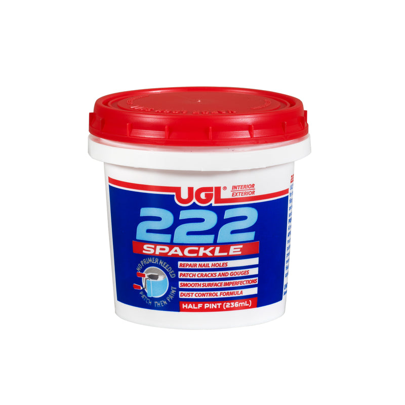 United Gilsonite Labs, UGL 222 Lite Ready to Use White Lightweight Spackling Paste 0.5 pt