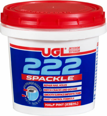 United Gilsonite Labs, UGL 222 Lite Ready to Use White Lightweight Spackling Paste 0.5 pt